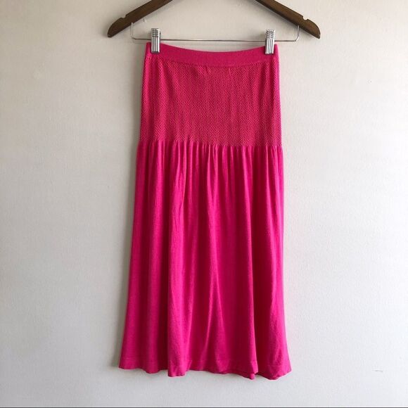 🚨3/$20🚨 Costa Blanca Preppy Stretch Soft Strapless Fit And Flare Mini Dress Pink - Picture 6 of 9